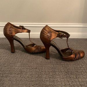BCBG GIRLS METALLIC BRONZE COLORED VINTAGE LOOK